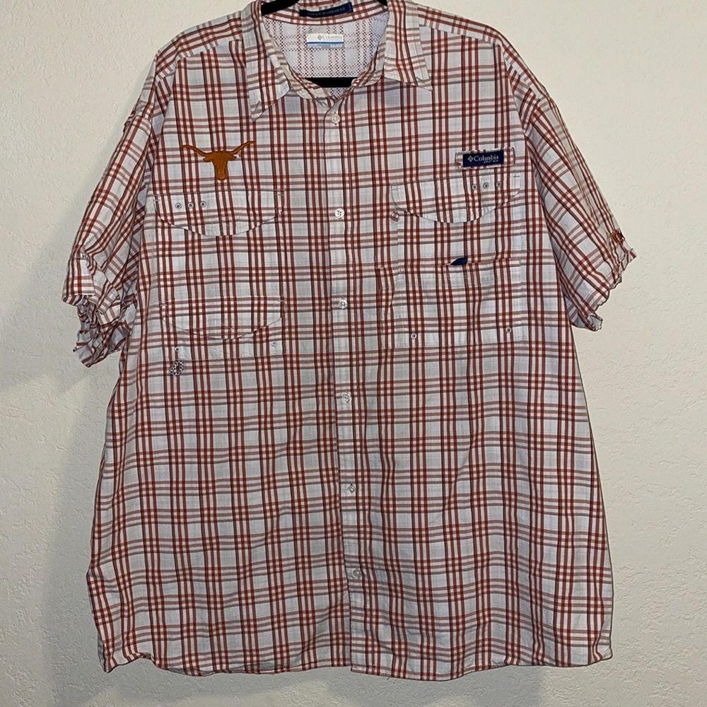 Texas Longhorns 2XL Columbia Men's Bonehead Shirt